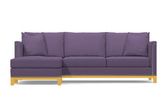 La Brea 2pc Sectional Sofa :: Leg Finish: Natural / Configuration: LAF - Chaise on the Left
