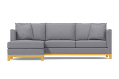 La Brea 2pc Sectional Sofa :: Leg Finish: Natural / Configuration: LAF - Chaise on the Left