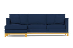 La Brea 2pc Sectional Sofa :: Leg Finish: Natural / Configuration: LAF - Chaise on the Left