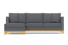 La Brea 2pc Sectional Sofa :: Leg Finish: Natural / Configuration: LAF - Chaise on the Left
