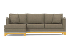 La Brea 2pc Sectional Sofa :: Leg Finish: Natural / Configuration: LAF - Chaise on the Left
