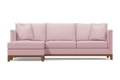 La Brea 2pc Sectional Sofa :: Leg Finish: Pecan / Configuration: LAF - Chaise on the Left