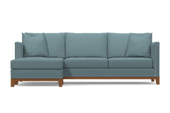 La Brea 2pc Sectional Sofa :: Leg Finish: Pecan / Configuration: LAF - Chaise on the Left