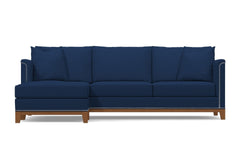 La Brea 2pc Sectional Sofa :: Leg Finish: Pecan / Configuration: LAF - Chaise on the Left