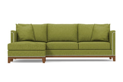 La Brea 2pc Sectional Sofa :: Leg Finish: Pecan / Configuration: LAF - Chaise on the Left