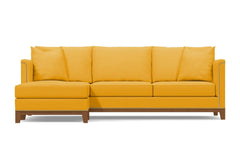 La Brea 2pc Sectional Sofa :: Leg Finish: Pecan / Configuration: LAF - Chaise on the Left