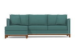 La Brea 2pc Sectional Sofa :: Leg Finish: Pecan / Configuration: LAF - Chaise on the Left