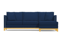 La Brea 2pc Sectional Sofa :: Leg Finish: Natural / Configuration: RAF - Chaise on the Right