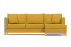 La Brea 2pc Sectional Sofa :: Leg Finish: Natural / Configuration: RAF - Chaise on the Right