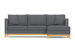 La Brea 2pc Sectional Sofa :: Leg Finish: Natural / Configuration: RAF - Chaise on the Right