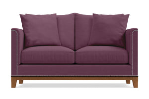 La Brea Twin Size Sleeper Sofa :: Leg Finish: Pecan / Sleeper Option: Deluxe Innerspring Mattress