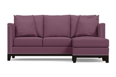 La Brea Reversible Chaise Sleeper Sofa :: Leg Finish: Espresso / Sleeper Option: Memory Foam Mattress