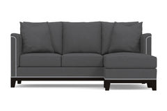 La Brea Reversible Chaise Sleeper Sofa :: Leg Finish: Espresso / Sleeper Option: Memory Foam Mattress