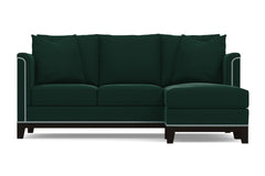 La Brea Reversible Chaise Sleeper Sofa :: Leg Finish: Espresso / Sleeper Option: Deluxe Innerspring Mattress