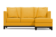 La Brea Reversible Chaise Sleeper Sofa :: Leg Finish: Espresso / Sleeper Option: Memory Foam Mattress