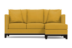 La Brea Reversible Chaise Sleeper Sofa :: Leg Finish: Espresso / Sleeper Option: Memory Foam Mattress