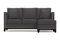 La Brea Reversible Chaise Sleeper Sofa :: Leg Finish: Espresso / Sleeper Option: Memory Foam Mattress