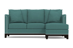 La Brea Reversible Chaise Sleeper Sofa :: Leg Finish: Espresso / Sleeper Option: Memory Foam Mattress