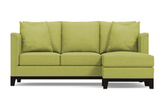 La Brea Reversible Chaise Sleeper Sofa :: Leg Finish: Espresso / Sleeper Option: Memory Foam Mattress