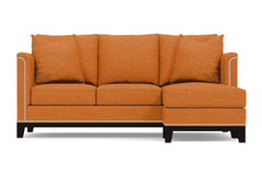 La Brea Reversible Chaise Sleeper Sofa :: Leg Finish: Espresso / Sleeper Option: Deluxe Innerspring Mattress