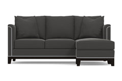 La Brea Reversible Chaise Sleeper Sofa :: Leg Finish: Espresso / Sleeper Option: Deluxe Innerspring Mattress