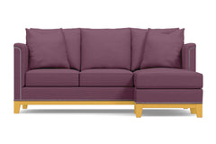 La Brea Reversible Chaise Sleeper Sofa :: Leg Finish: Natural / Sleeper Option: Memory Foam Mattress