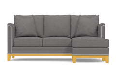La Brea Reversible Chaise Sleeper Sofa :: Leg Finish: Natural / Sleeper Option: Deluxe Innerspring Mattress