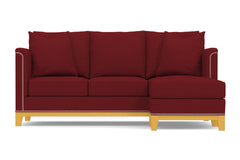 La Brea Reversible Chaise Sleeper Sofa :: Leg Finish: Natural / Sleeper Option: Deluxe Innerspring Mattress