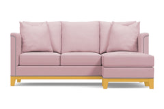 La Brea Reversible Chaise Sleeper Sofa :: Leg Finish: Natural / Sleeper Option: Memory Foam Mattress