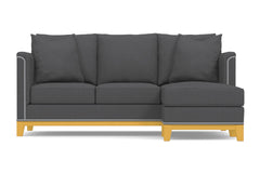 La Brea Reversible Chaise Sleeper Sofa :: Leg Finish: Natural / Sleeper Option: Deluxe Innerspring Mattress