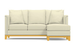 La Brea Reversible Chaise Sleeper Sofa :: Leg Finish: Natural / Sleeper Option: Deluxe Innerspring Mattress
