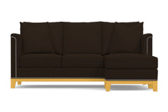 La Brea Reversible Chaise Sleeper Sofa :: Leg Finish: Natural / Sleeper Option: Deluxe Innerspring Mattress