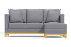 La Brea Reversible Chaise Sleeper Sofa :: Leg Finish: Natural / Sleeper Option: Deluxe Innerspring Mattress