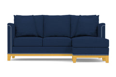 La Brea Reversible Chaise Sleeper Sofa :: Leg Finish: Natural / Sleeper Option: Deluxe Innerspring Mattress