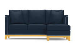 La Brea Reversible Chaise Sleeper Sofa :: Leg Finish: Natural / Sleeper Option: Memory Foam Mattress