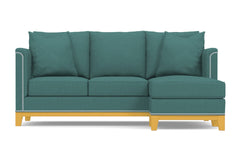La Brea Reversible Chaise Sleeper Sofa :: Leg Finish: Natural / Sleeper Option: Memory Foam Mattress