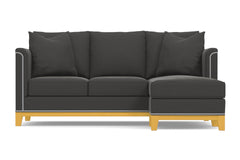 La Brea Reversible Chaise Sleeper Sofa :: Leg Finish: Natural / Sleeper Option: Memory Foam Mattress