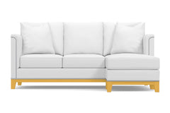 La Brea Reversible Chaise Sleeper Sofa :: Leg Finish: Natural / Sleeper Option: Deluxe Innerspring Mattress