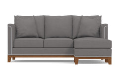 La Brea Reversible Chaise Sleeper Sofa :: Leg Finish: Pecan / Sleeper Option: Deluxe Innerspring Mattress
