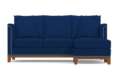 La Brea Reversible Chaise Sleeper Sofa :: Leg Finish: Pecan / Sleeper Option: Deluxe Innerspring Mattress