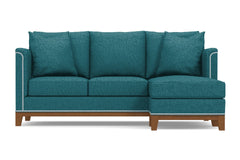 La Brea Reversible Chaise Sleeper Sofa :: Leg Finish: Pecan / Sleeper Option: Deluxe Innerspring Mattress