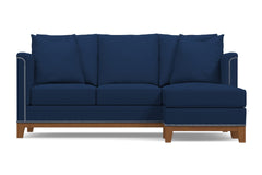 La Brea Reversible Chaise Sleeper Sofa :: Leg Finish: Pecan / Sleeper Option: Deluxe Innerspring Mattress