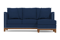 La Brea Reversible Chaise Sleeper Sofa :: Leg Finish: Pecan / Sleeper Option: Deluxe Innerspring Mattress