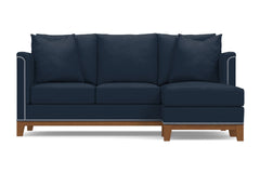 La Brea Reversible Chaise Sleeper Sofa :: Leg Finish: Pecan / Sleeper Option: Memory Foam Mattress