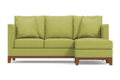 La Brea Reversible Chaise Sleeper Sofa :: Leg Finish: Pecan / Sleeper Option: Deluxe Innerspring Mattress