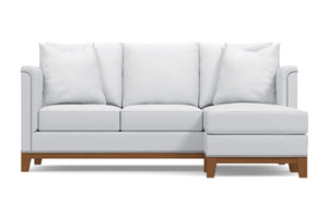 La Brea Reversible Chaise Sleeper Sofa :: Leg Finish: Pecan / Sleeper Option: Deluxe Innerspring Mattress