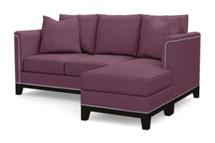 La Brea Reversible Chaise Sleeper Sofa :: Leg Finish: Espresso / Sleeper Option: Memory Foam Mattress