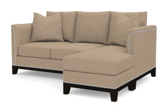 La Brea Reversible Chaise Sleeper Sofa :: Leg Finish: Espresso / Sleeper Option: Memory Foam Mattress
