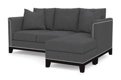 La Brea Reversible Chaise Sleeper Sofa :: Leg Finish: Espresso / Sleeper Option: Memory Foam Mattress