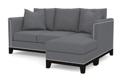 La Brea Reversible Chaise Sleeper Sofa :: Leg Finish: Espresso / Sleeper Option: Deluxe Innerspring Mattress